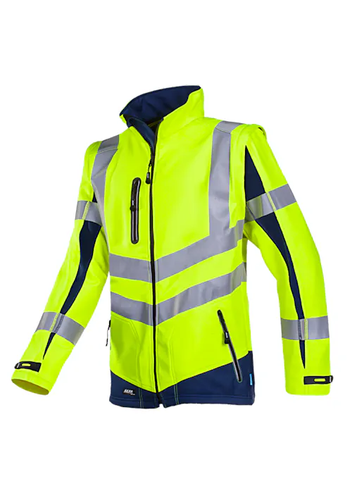 Sioen Signalisatie Softshell Jas met Uitritsbare Mouwen Malden