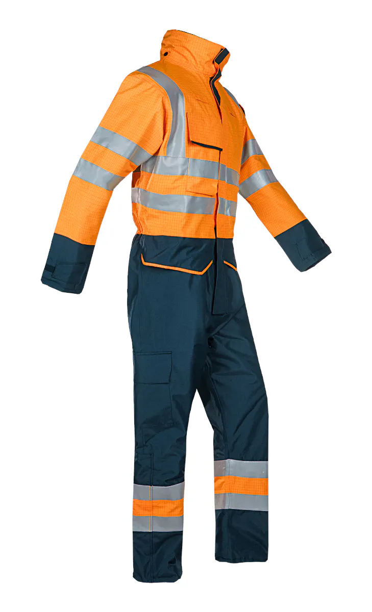 Marineblauw/Oranje