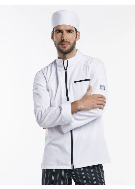 Chaud Devant Modena weiße Kochhose