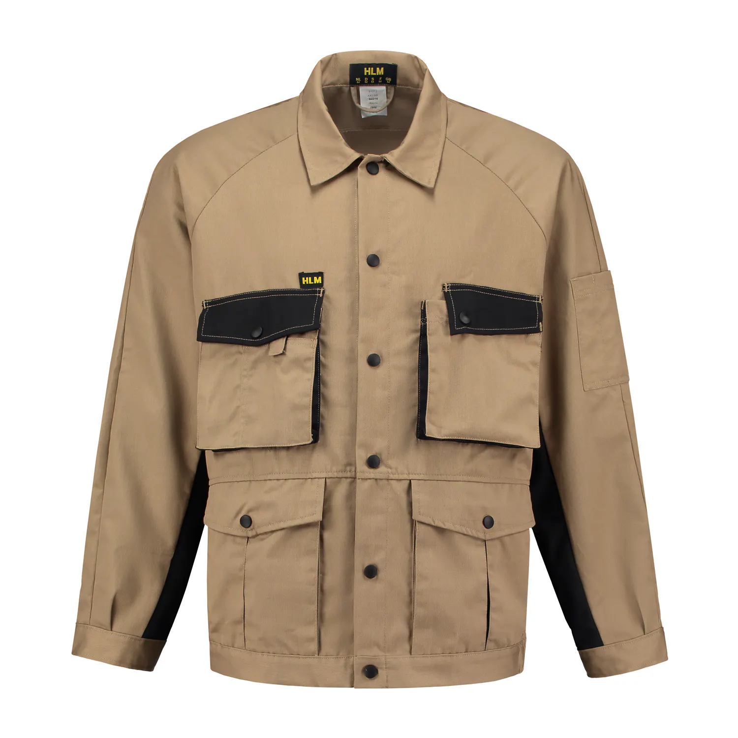 Khaki/Zwart