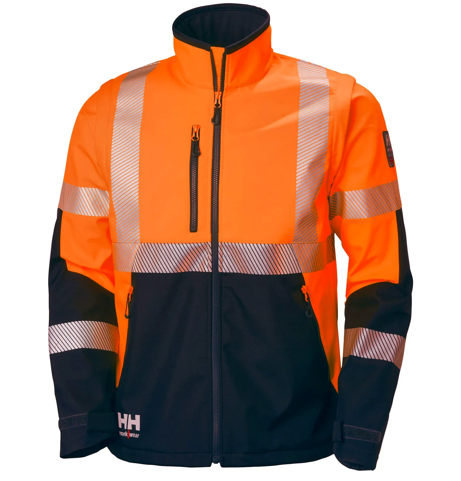 Orange/Schwarz