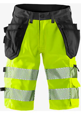 Fristads Hi Vis Korte Stretchbroek Klasse 1 2509 Plu