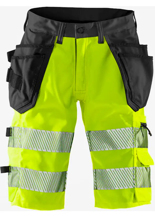 Fristads Hi Vis Korte Stretchbroek Klasse 1 2509 Plu