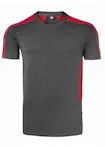 Charcoal/rood