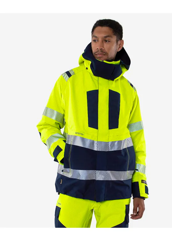 Fristads Flamestat High-Vis Gore-Tex Pyrad® Shell Jacket Class 3 4095 GXE