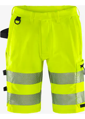 Fristads High vis Green stretch korte broek klasse 2 2648 GSTP