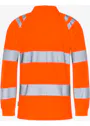 Fristads Hogezichtbaarheids Green 301260 Poloshirt High Vis Met Lange Mouw Klasse 3 7864 GPST Trofta miniatuur
