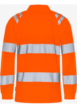 Fristads Hogezichtbaarheids Green 301260 Poloshirt High Vis Met Lange Mouw Klasse 3 7864 GPST Trofta miniatuur