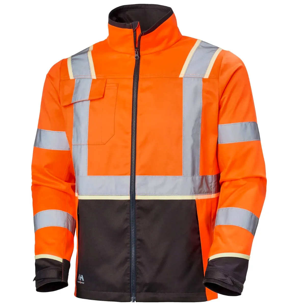 Hohe Sichtbarkeit Orange/Schwarz