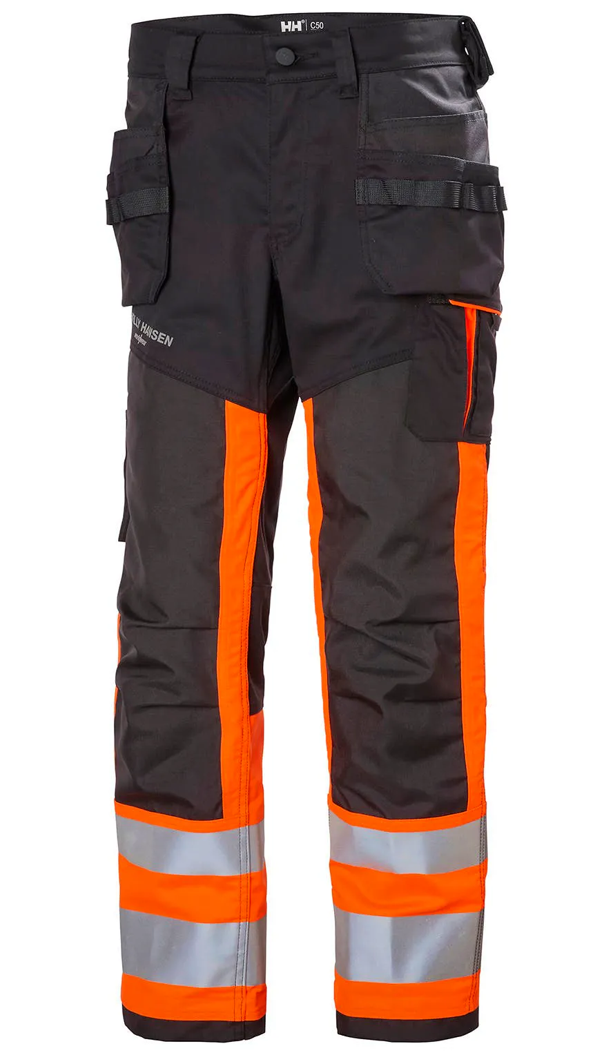 Orange/Schwarz