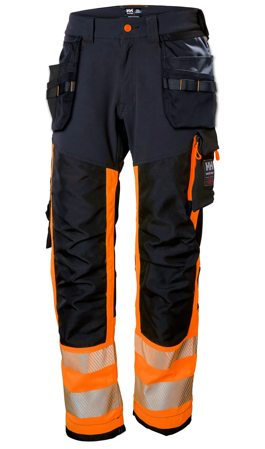 Orange/Schwarz