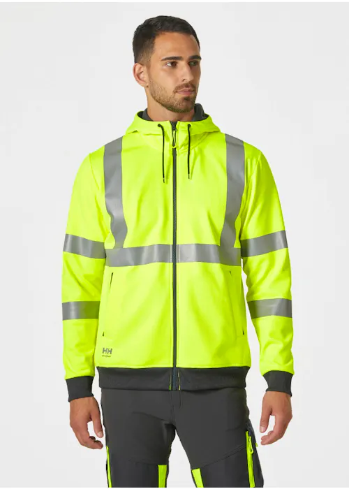 Helly Hansen Addvis 79094 Werktrui Rits High Visibility Capuchon Stretch