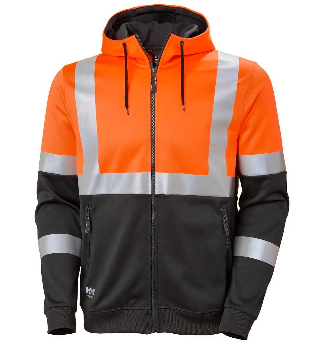 Hohe Sichtbarkeit Orange/Schwarz
