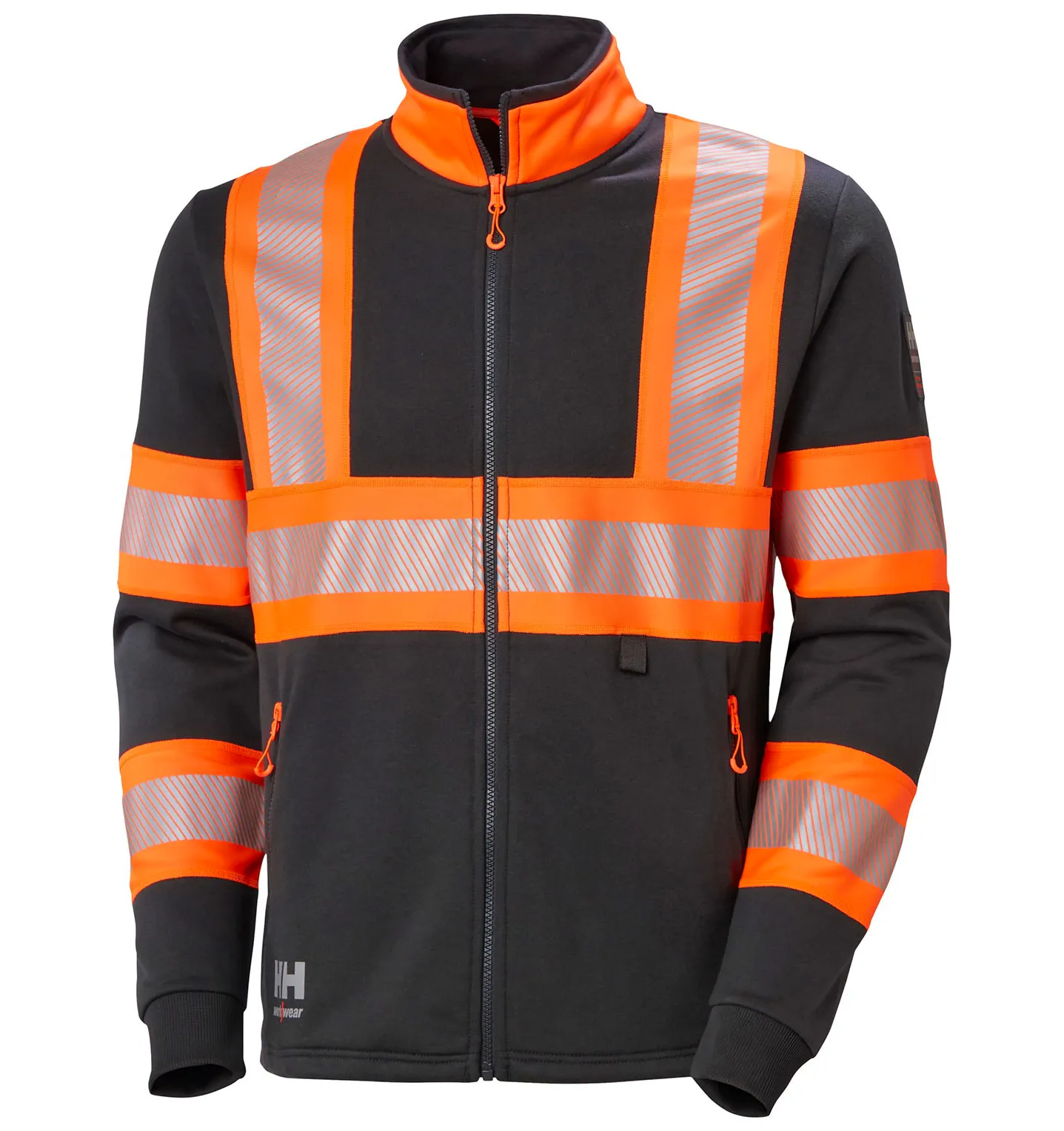 Orange/Schwarz
