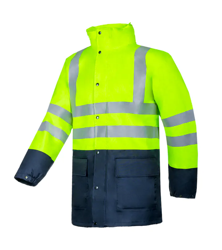 Fluo Gelb/Marineblau