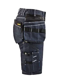 Blåkläder 7992 Dames Short Denim Stretch X1900 miniatuur