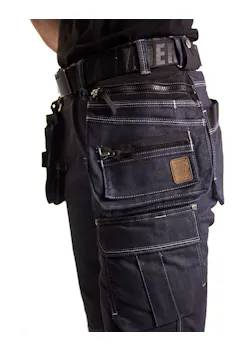 Blåkläder 7992 Dames Short Denim Stretch X1900 miniatuur