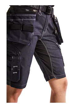 Blåkläder 7992 Dames Short Denim Stretch X1900 miniatuur