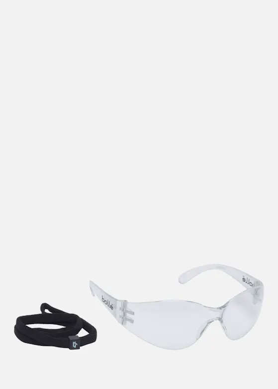 Bollé Rush kratzfeste, klare Linsen-Schutzbrille-1