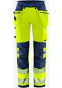 Fristads High Vis Green werkbroek stretch klasse 2 2644 GSTP miniatuur