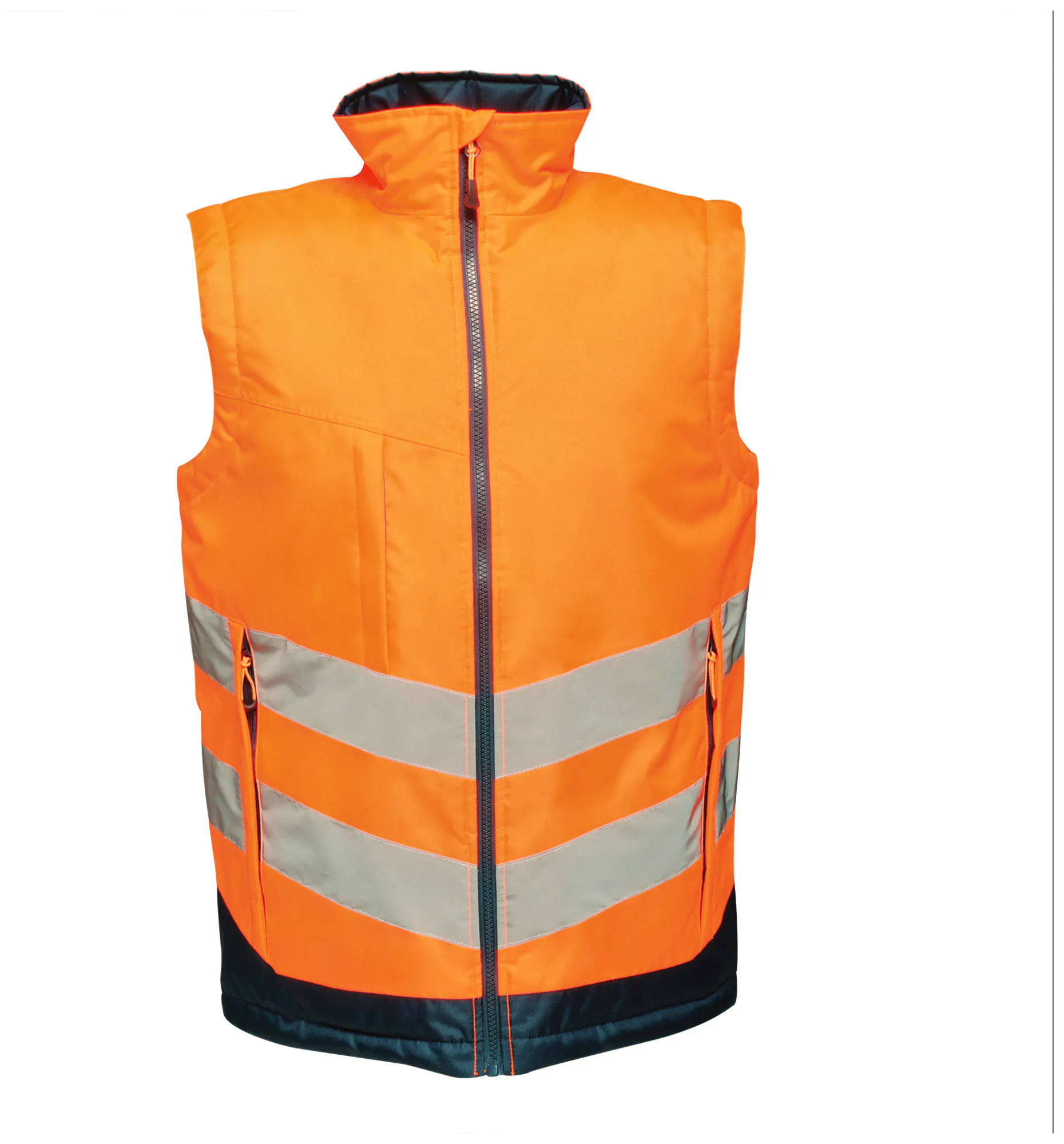 High Vis Orange/Marineblau