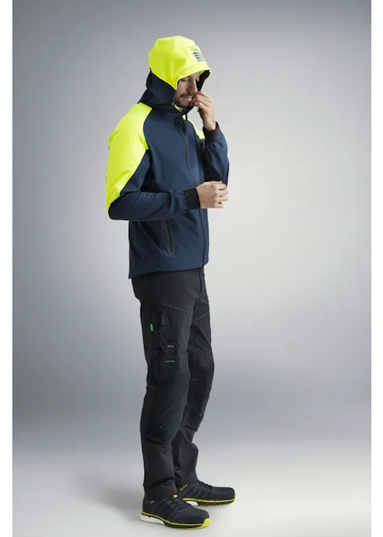 Snickers Workwear 8025 Neon Hoodie mit Reißverschluss