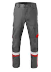 Charcoal/rood