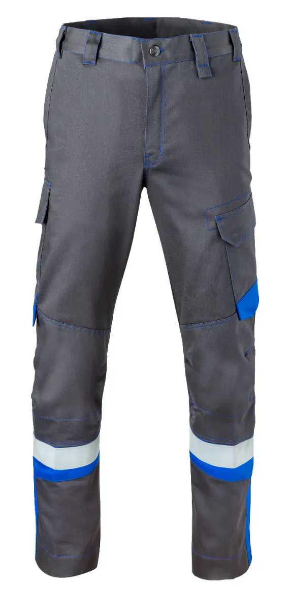 Charcoal/korenblauw