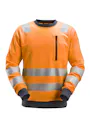 Snickers Workwear AllroundWork, High-Vis Sweatshirt KL2/KL3 - 8037 miniatuur