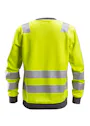 Snickers Workwear AllroundWork, High-Vis Sweatshirt KL2/KL3 - 8037 miniatuur