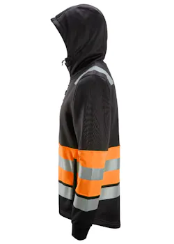 Snickers 8038 Hoodie Rits High-Vis Klasse 1 Reflecterend miniatuur