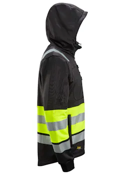 Snickers 8038 Hoodie Rits High-Vis Klasse 1 Reflecterend miniatuur
