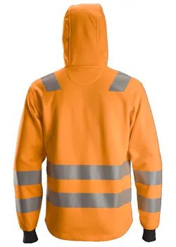 Snickers Workwear AllroundWork 8039 Hoodie Rits KL2/KL3 Reflecterend High-Visibility miniatuur