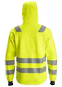 Snickers Workwear AllroundWork 8039 Hoodie mit Reißverschluss, KL2/KL3, reflektierend, High-Visibility Vorschaubild