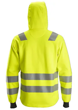 Snickers Workwear AllroundWork 8039 Hoodie Rits KL2/KL3 Reflecterend High-Visibility miniatuur