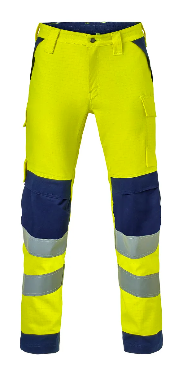High Vis Geel/Marineblauw