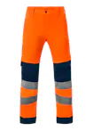 High Vis Oranje/Marineblauw