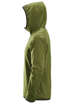 Snickers Workwear 8058 Fleece Hoodie met Rits Regular Fit AllroundWork miniatuur