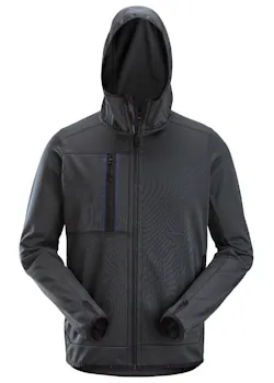 Snickers Workwear 8058 Fleece Hoodie met Rits Regular Fit AllroundWork miniatuur