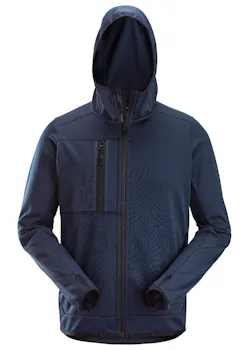 Snickers Workwear 8058 Fleece Hoodie met Rits Regular Fit AllroundWork miniatuur