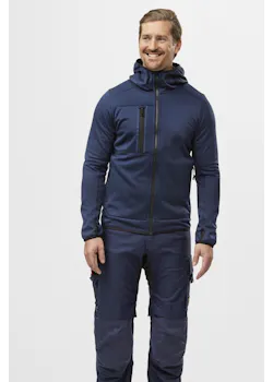 Snickers Workwear 8058 Fleece Hoodie met Rits Regular Fit AllroundWork miniatuur