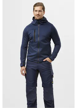 Snickers Workwear 8058 Fleece Hoodie met Rits Regular Fit AllroundWork miniatuur