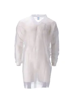 CMT Bezoekersjas Non Woven PP High Weight Rits (100 stuks)