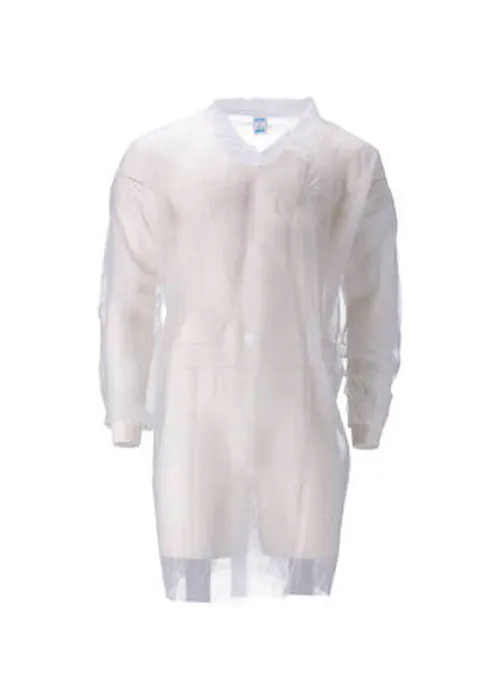 CMT Bezoekersjas Non Woven PP High Weight Rits (100 stuks)
