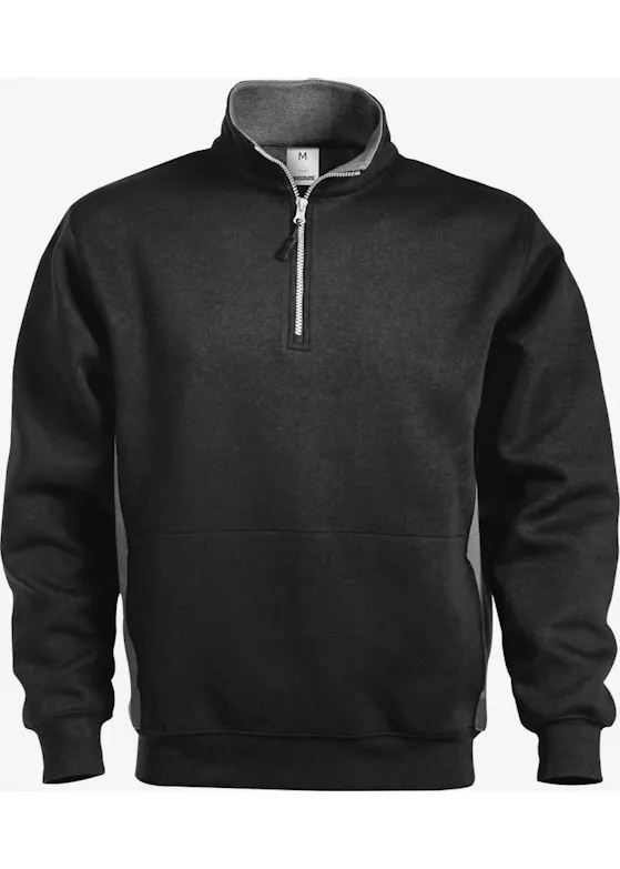 Fristads Sweatshirt mit kurzem Reißverschluss 1705 DF