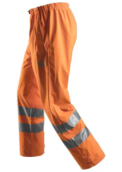 Snickers Workwear Regenbroek PU High Visibility 8243 miniatuur