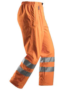 Snickers Workwear Regenbroek PU High Visibility 8243 miniatuur