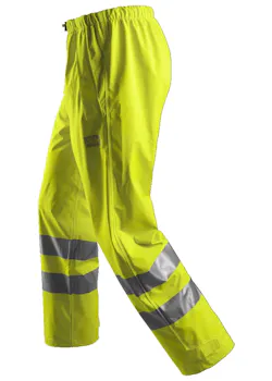 Snickers Workwear Regenbroek PU High Visibility 8243 miniatuur