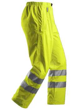 Snickers Workwear Regenbroek PU High Visibility 8243 miniatuur