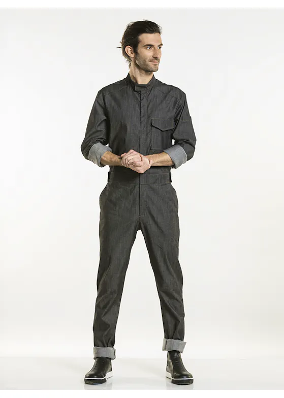 Chaud Devant Antra 832 Stretch Denim Overall — Pure Denim